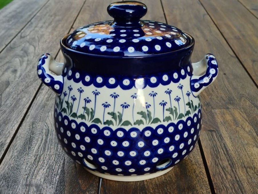 Mehr EINZIGARTIG | Log Pot, Polske Keramik Retter, 3,5 L, 23 X 22 Cm, Tradition 11, Bsn 5278