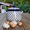 Mehr EINZIGARTIG | Log Pot, Polske Keramik Retter, 3,5 L, 23 X 22 Cm, Tradition 3, Bsn 4090