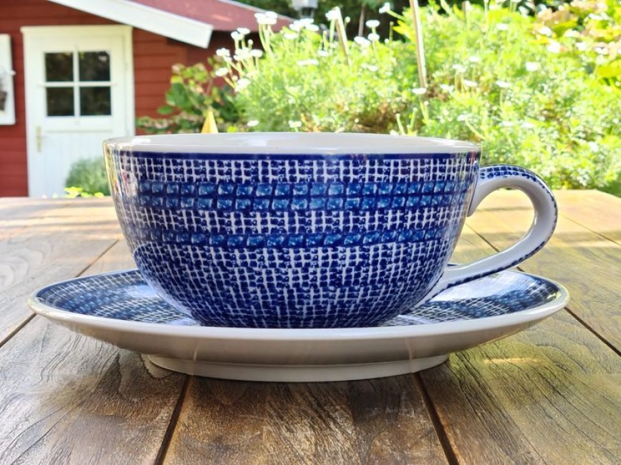 Mehr EINZIGARTIG | Cup, Og Underkop, Xxl 4 L, 15 Cm Hoje, O36 Cm, Polsk Keramik, Tradition, Bsn 6155