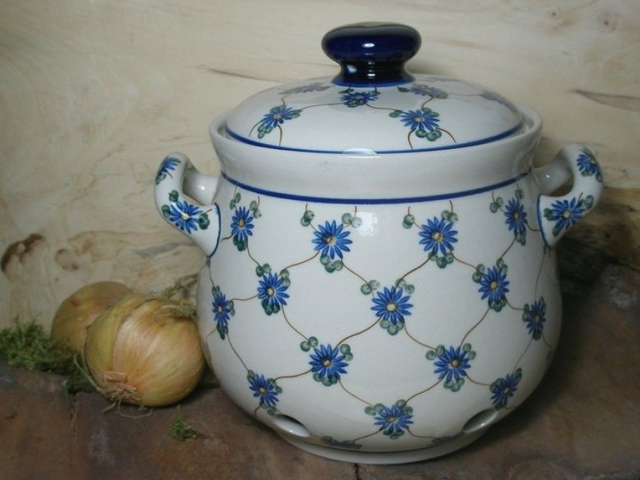 Mehr EINZIGARTIG | Log Pot, Polske Keramik Retter, 3,5 L, 23 X 22 Cm, Tradition 8, Bsn 0511