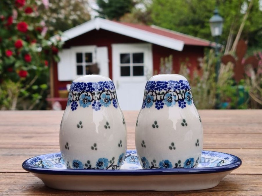 Übersicht über die Decoder EINZIGARTIG | Bakke Med Salt Shaker Og Peber Shaker, Royal Blue, Bsn A-0683