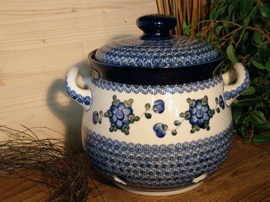 Mehr EINZIGARTIG | Log Pot, Polske Keramik Retter, 3,5 L, 23 X 22 Cm, Tradition 9, Bsn 1463